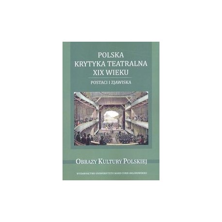 zdjęcie Polska krytyka teatralna XIX wieku