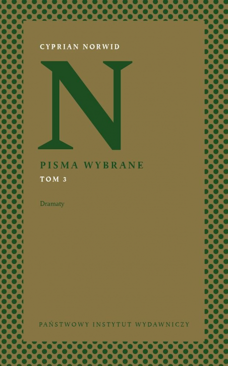 zdjęcie Dramaty. Pisma wybrane. Tom 3