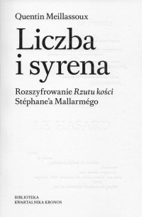 logo Liczba i syrena. Rozszyfrowanie "Rzutu kości" Stephane'a Mallarmego