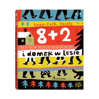 logo 8 + 2 i domek w lesie