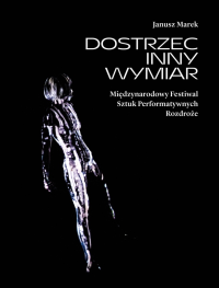 logo Dostrzec inny wymiar. Międzynarodowy festiwal sztuk performatywnych Rozdroże
