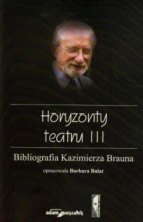 logo Horyzonty teatru III. Bibliografia Kazimierza Brauna