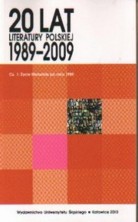 logo 20 lat literatury polskiej 1989-2009. Cz.1: Życie literackie po roku 1989